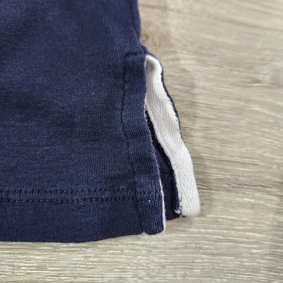 Talbots 100% Pima Cotton Navy Scoop Neck 3/4 Sleeve Tee Women's Size M - Picture 10 of 11